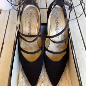 Yves Saint Laurent sz 7.5 M black shoes
